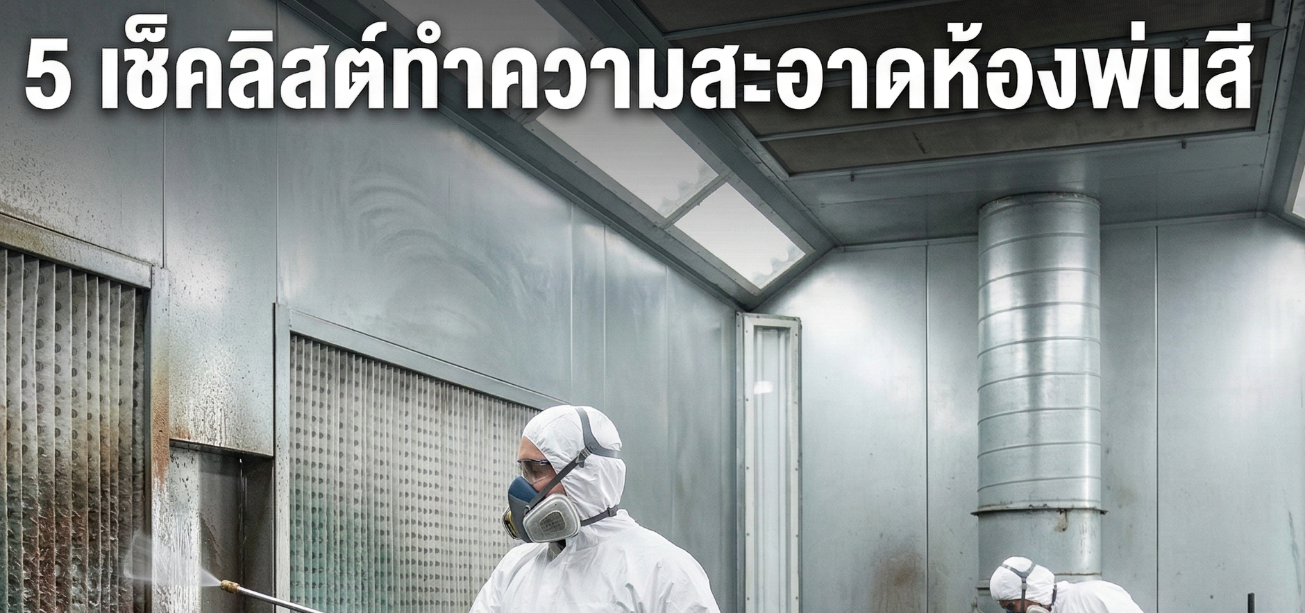 ทำความสะอาดห้องพ่นสีอย่างไรให้ผ่านมาตรฐาน ISO